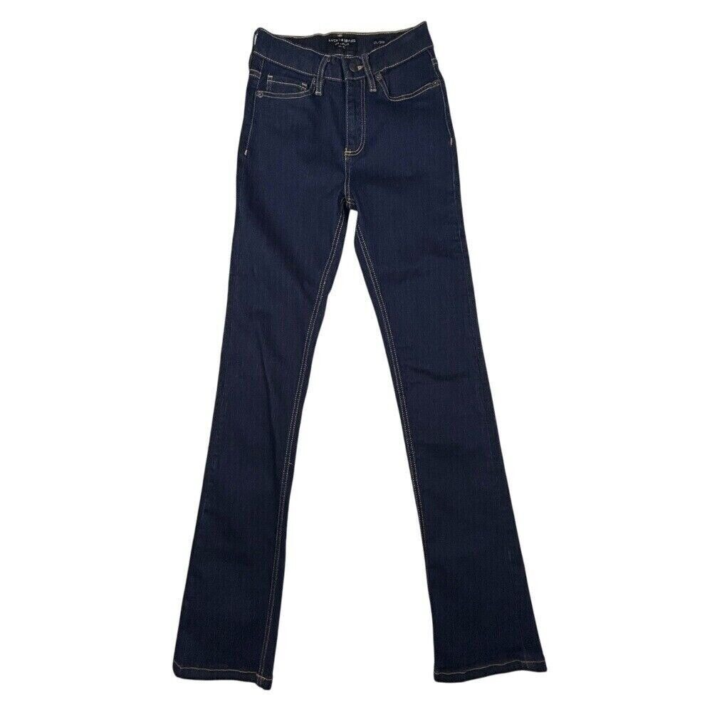 Lucky Brand Jeans Women 00 (22x30.5)โ Charlie Boot High Rise Stretch Blue